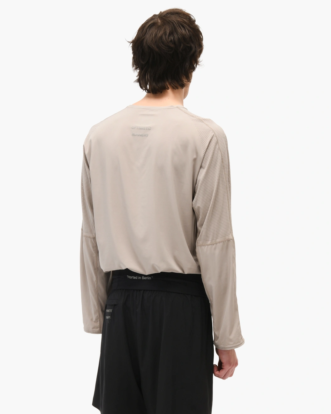 Perforated Longsleeve CAMEL