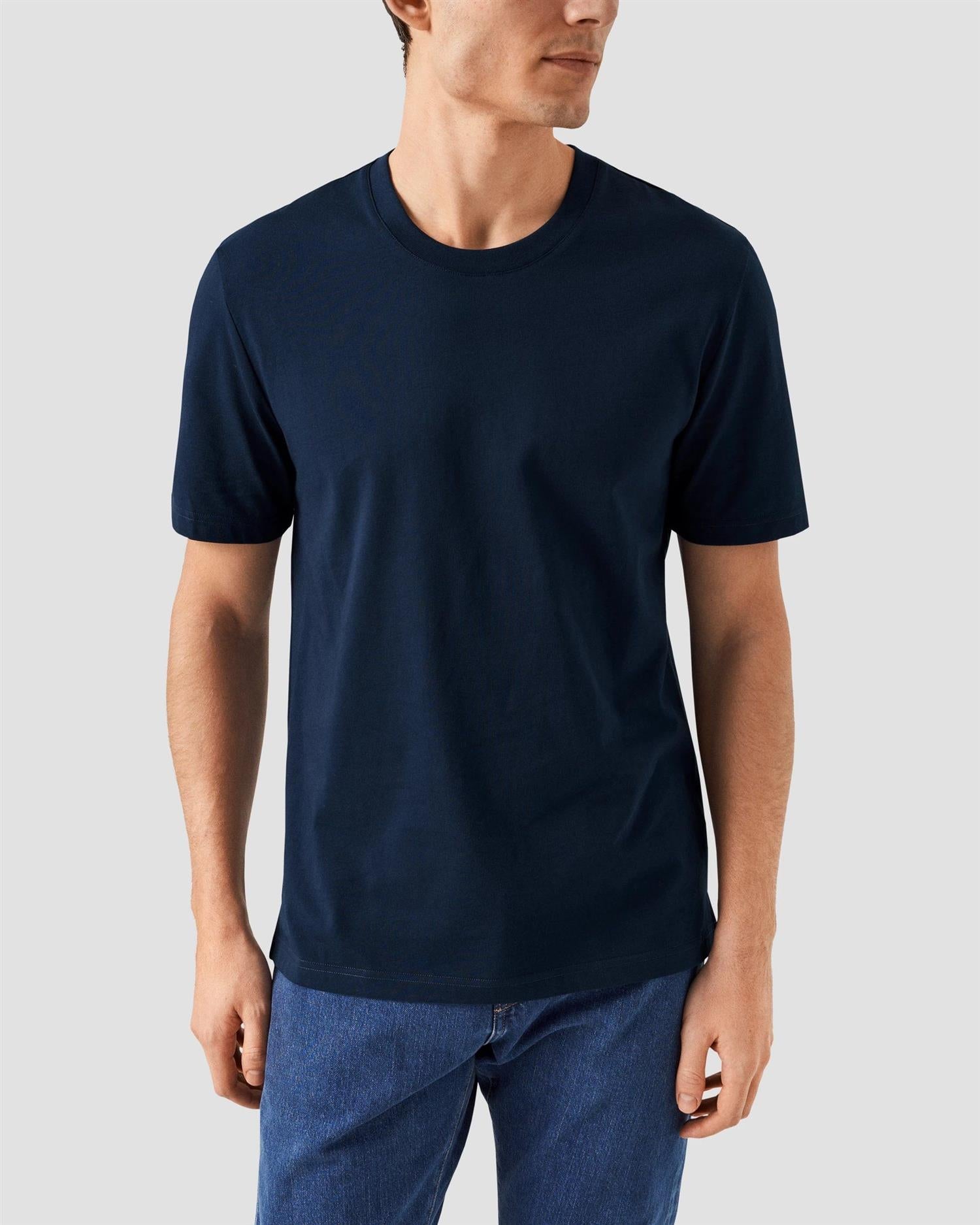 Single Jersey Supima Cotton T-shirt Navy Blue
