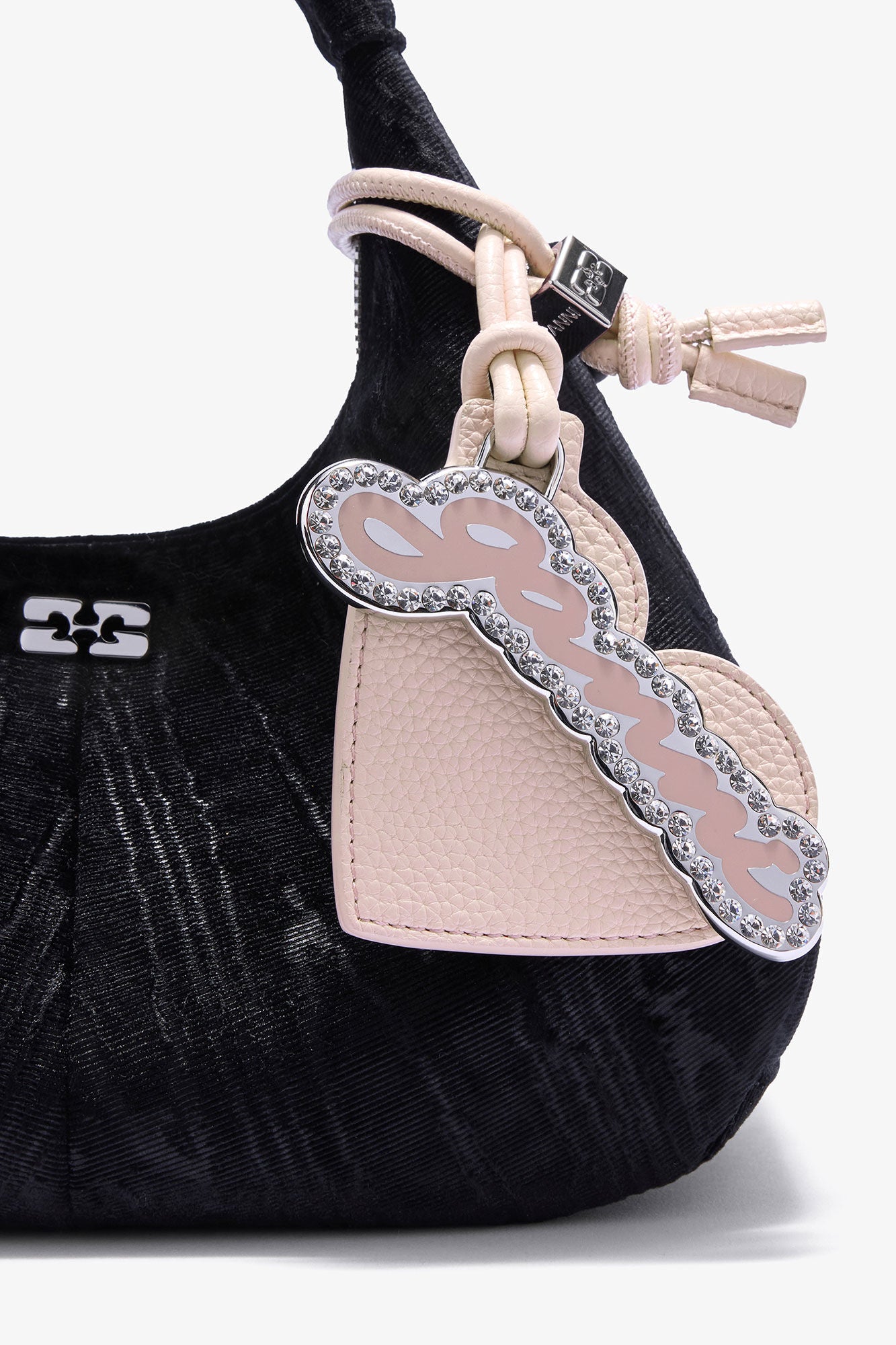 Bou Heart Mirror Grained Chalk Pink
