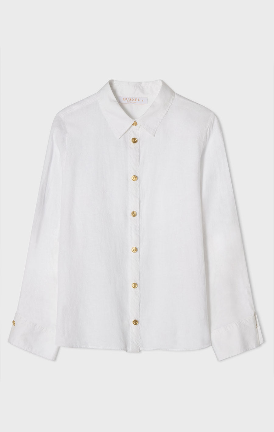 NENNE Linen Shirt White