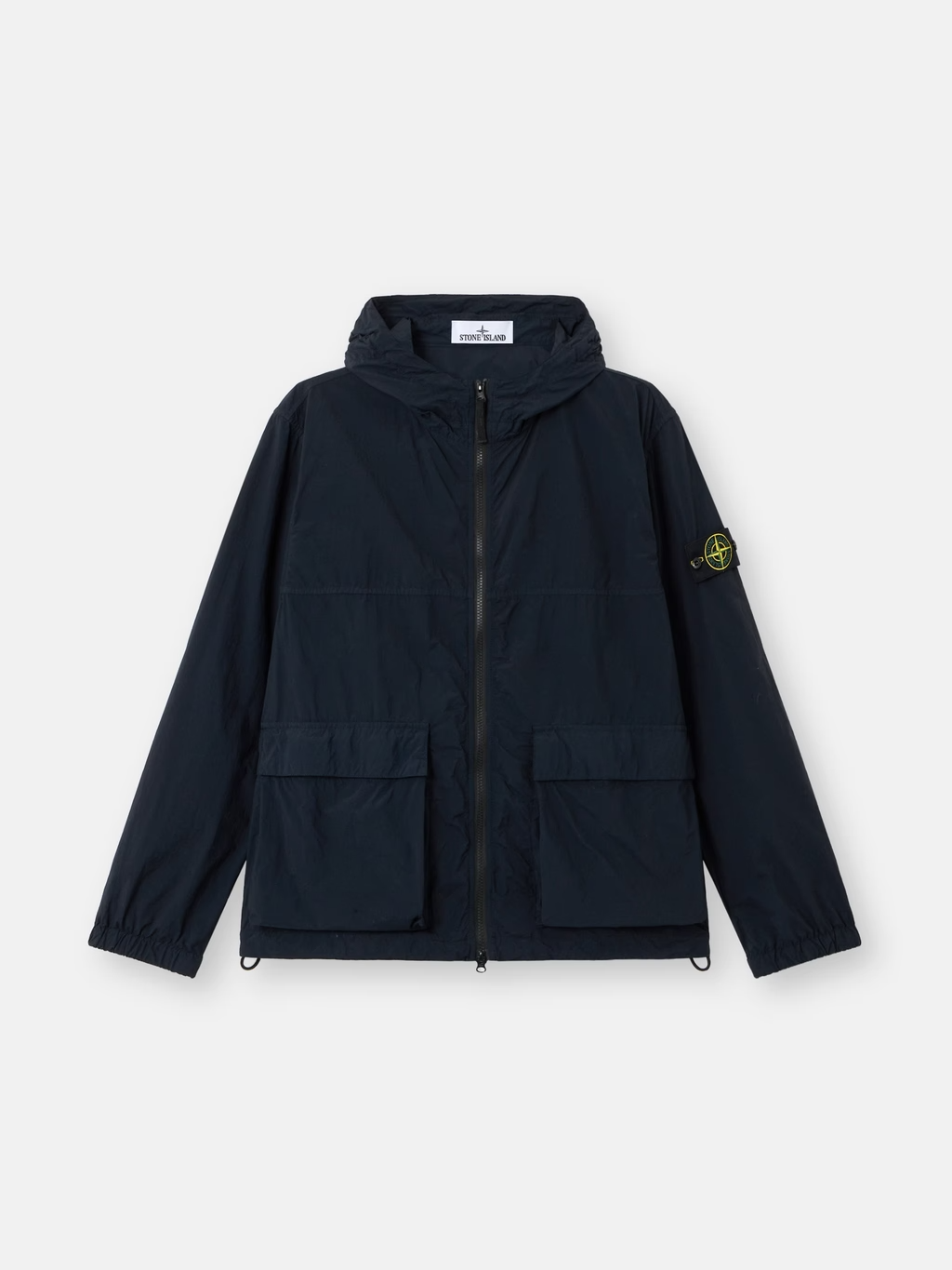 NYLON SMERIGLIATO-TC PARKA JACKET NAVY BLUE