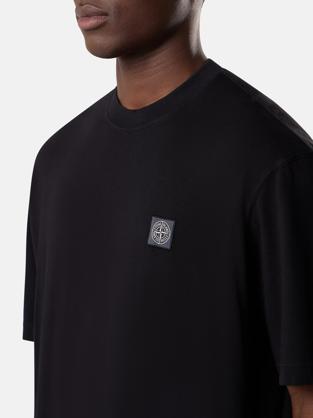 COMBED ORGANIC COTTON T-SHIRT Black