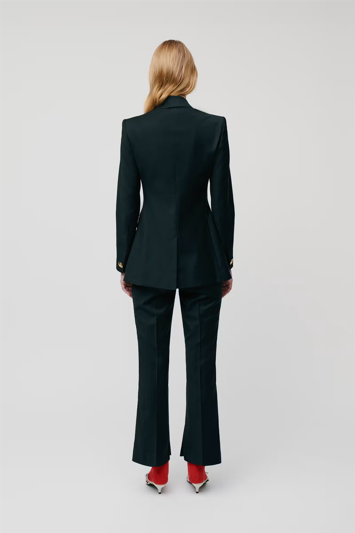 Jolanka Wool Blend Blazer Black