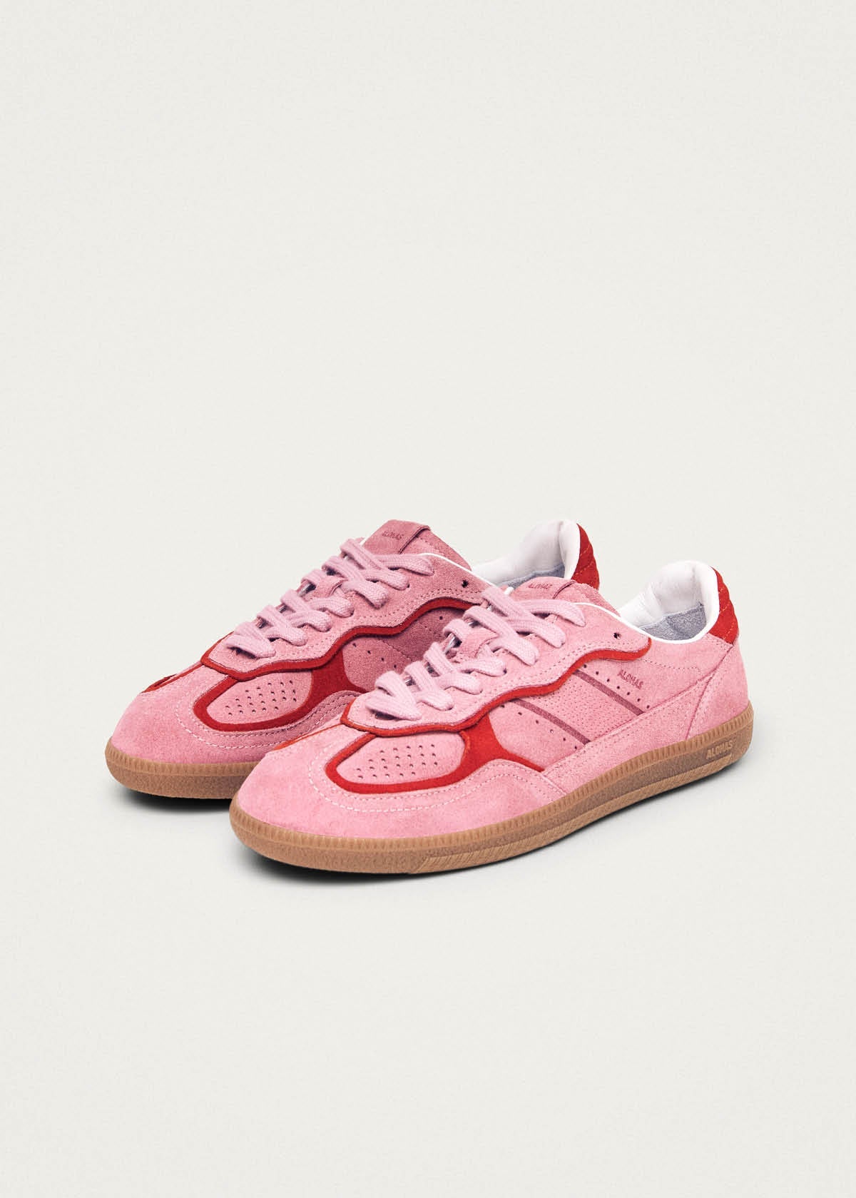 TB.490 Leather Sneakers Rife Sea Pink