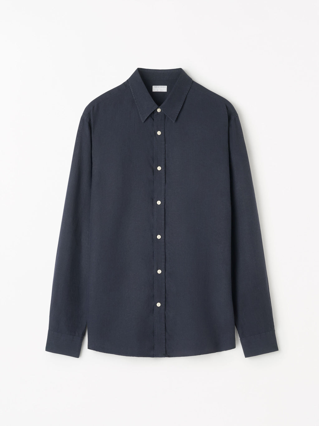 Spenser Casual Linen Shirt Midnight Blue