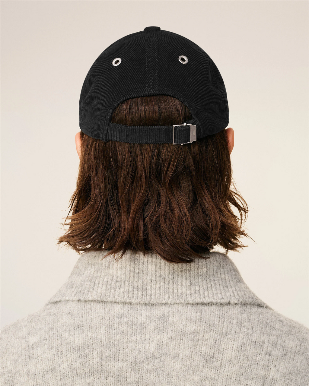 CORDUROY AMI DE COEUR CAP ANTHRACITE