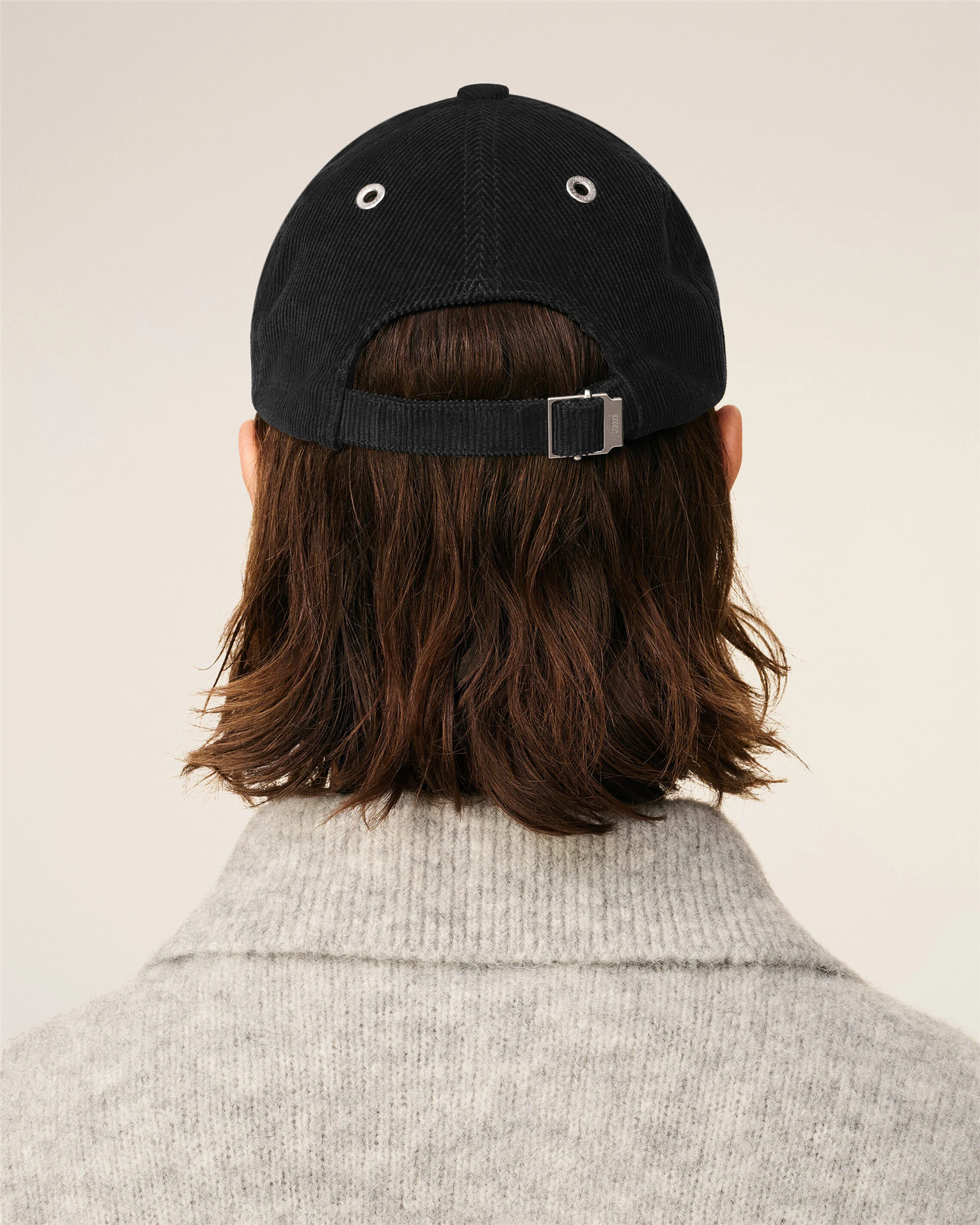 CORDUROY AMI DE COEUR CAP ANTHRACITE