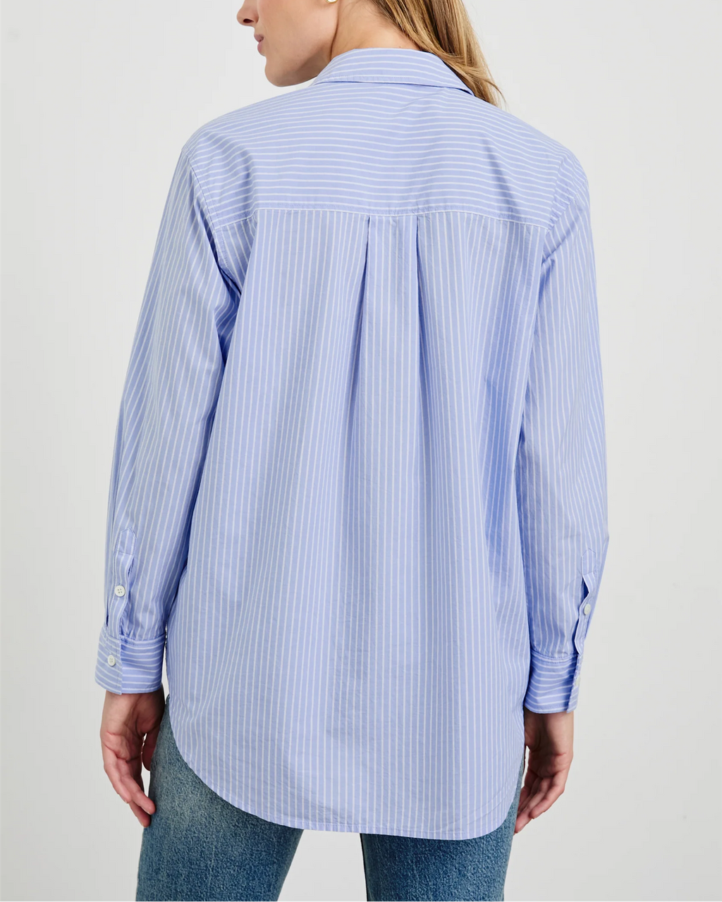ELSA Cotton Oxford Shirt Blue/White