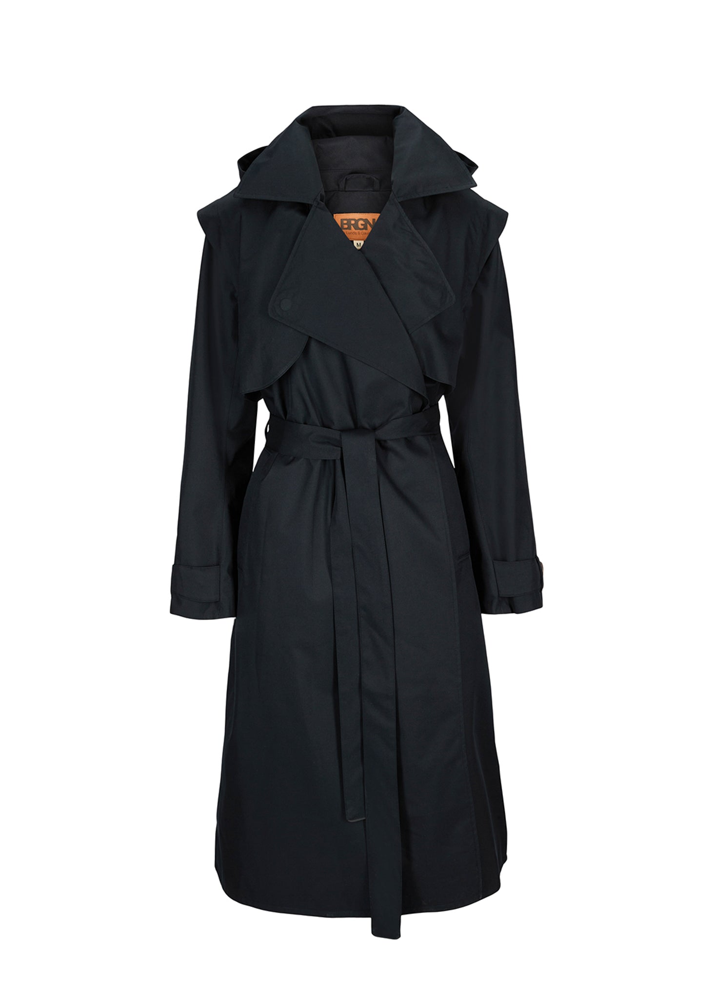 Regndråpe Trench Coat NEW BLACK