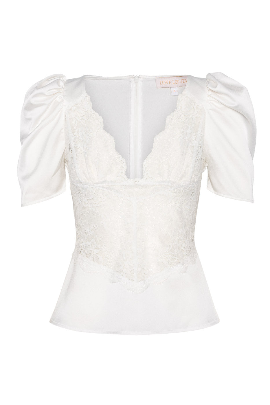 Francis Lace Top White