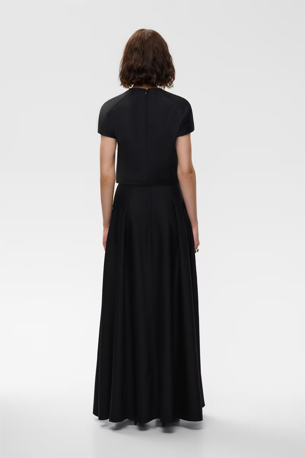 Therese Wool Blend Top Black