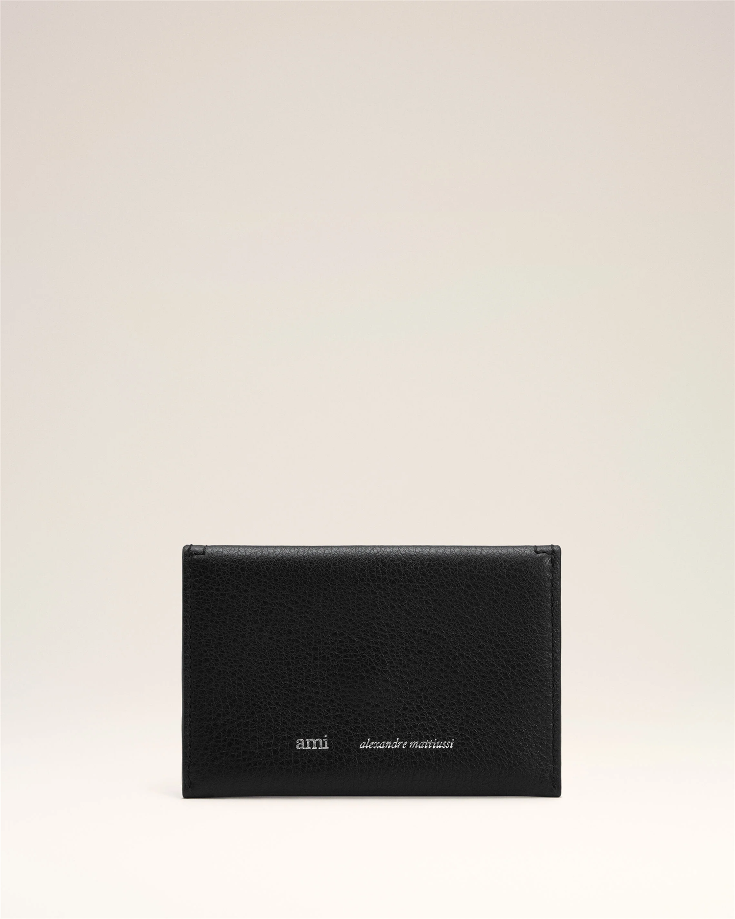 ETIENNE ENVELOPE LEATHER CARD HOLDER BLACK