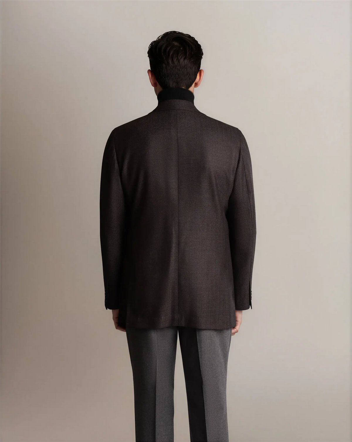 Mod 2 Herringbone Blazer Brown