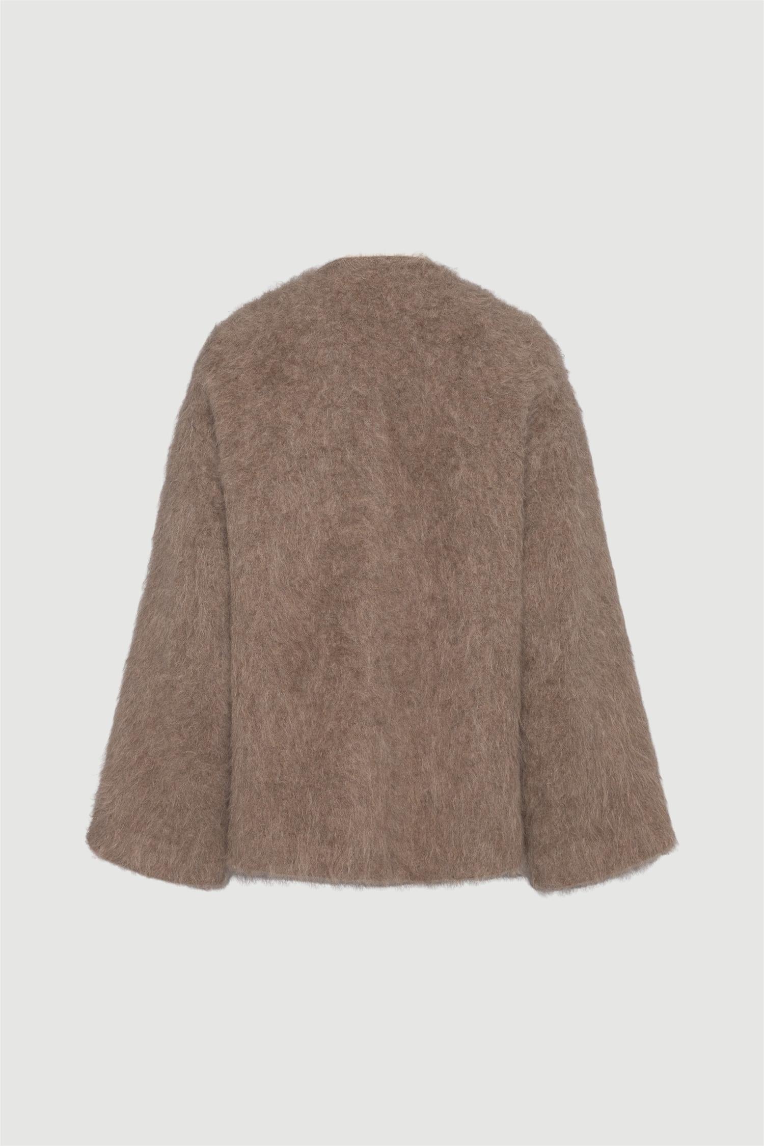 Sorgenfri Wool Cashmere Jacket Taupe