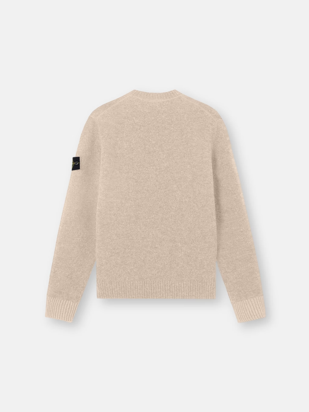 BABY ALPACA BLEND SWEATER MELANGE BISCUIT