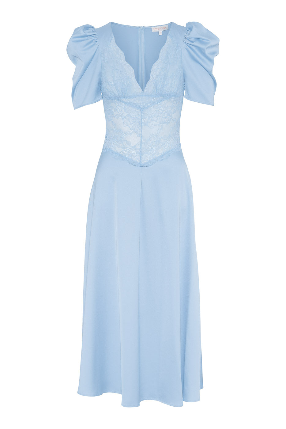 Francis Midi Dress Light Blue