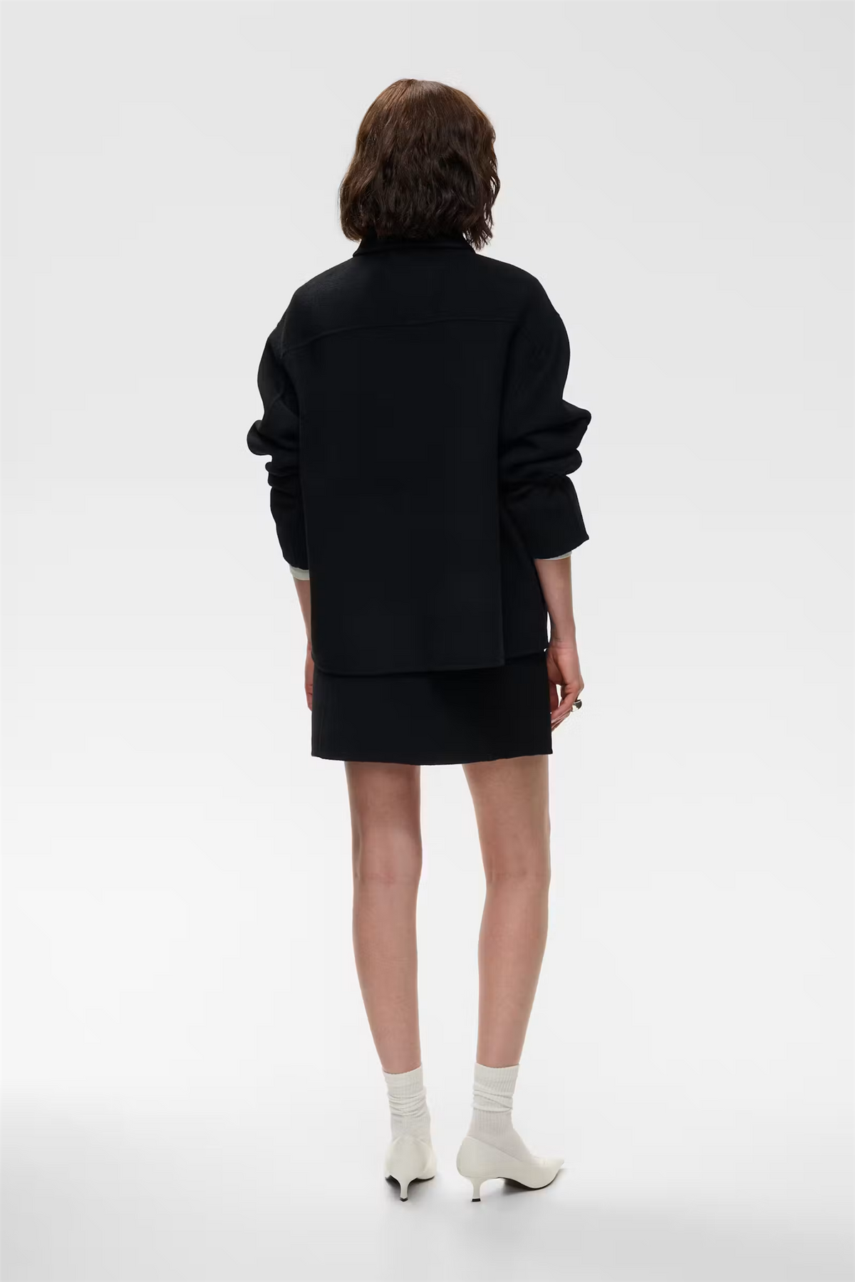 Jocasta Wool Blend Jacket Black