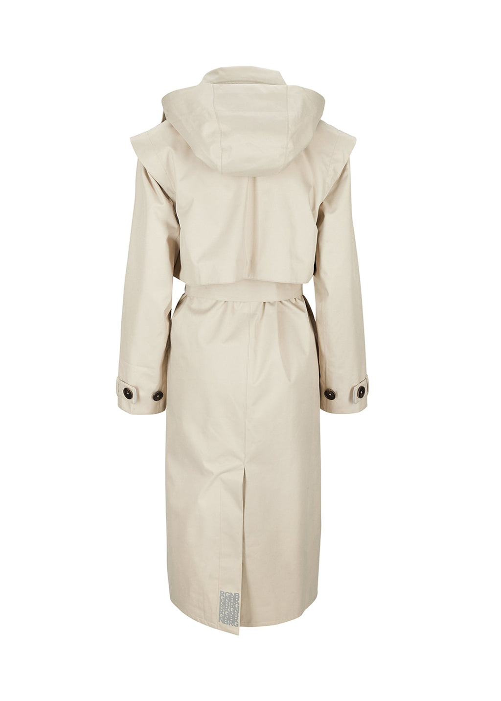 Regndråpe Trench Coat Sand