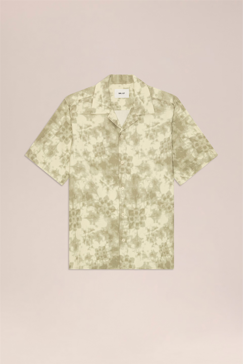 Julio Drapey viscose blend Short Sleeve shirt Green Print