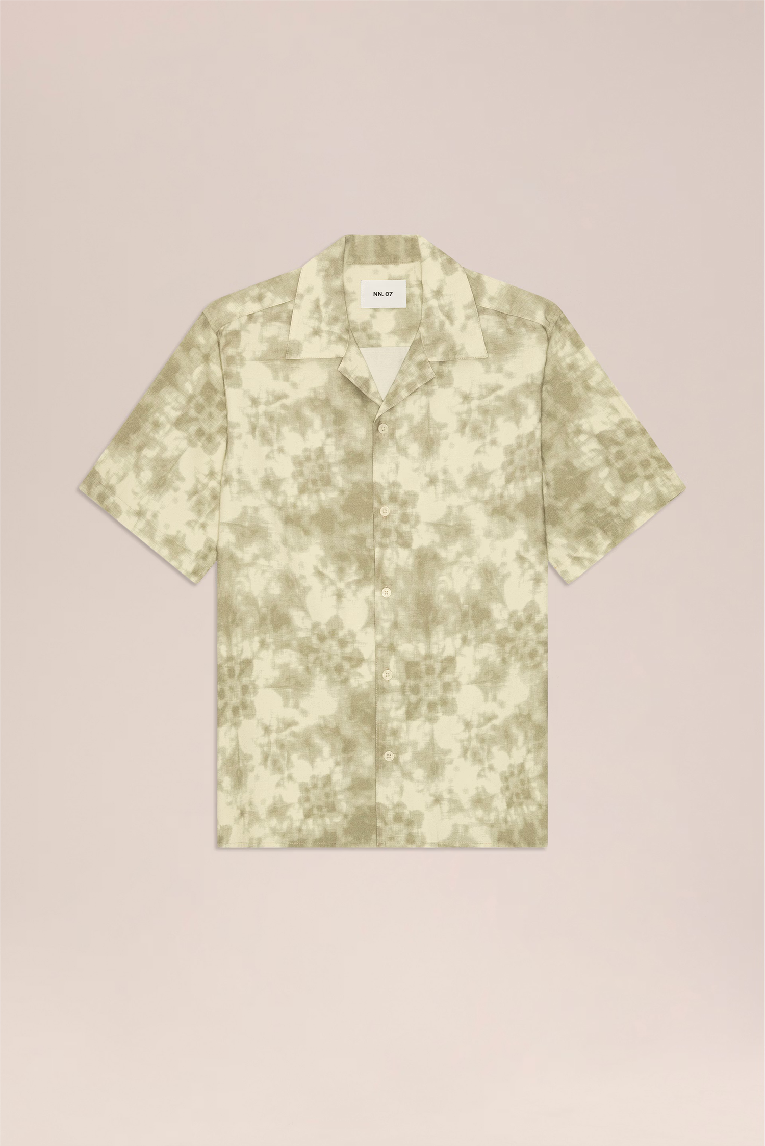 Julio Drapey viscose blend Short Sleeve shirt Green Print