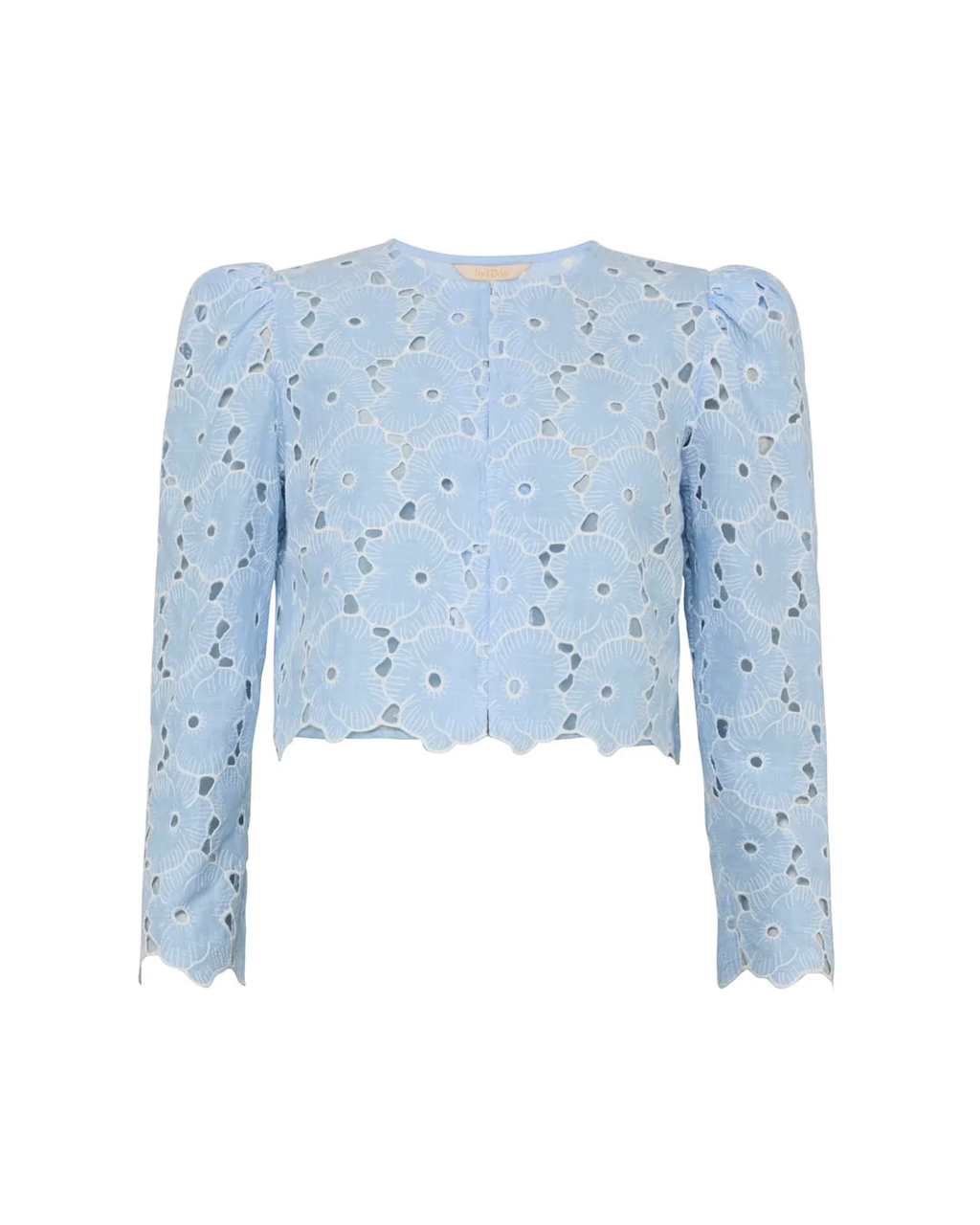 Broderie Anglaise Jacket Light Blue