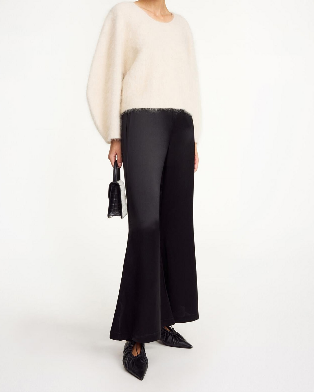 Lucee flared trousers Black