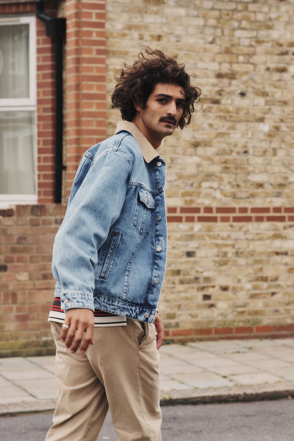Roy organic Cotton Denim Jacket 1882 Vintage Blue
