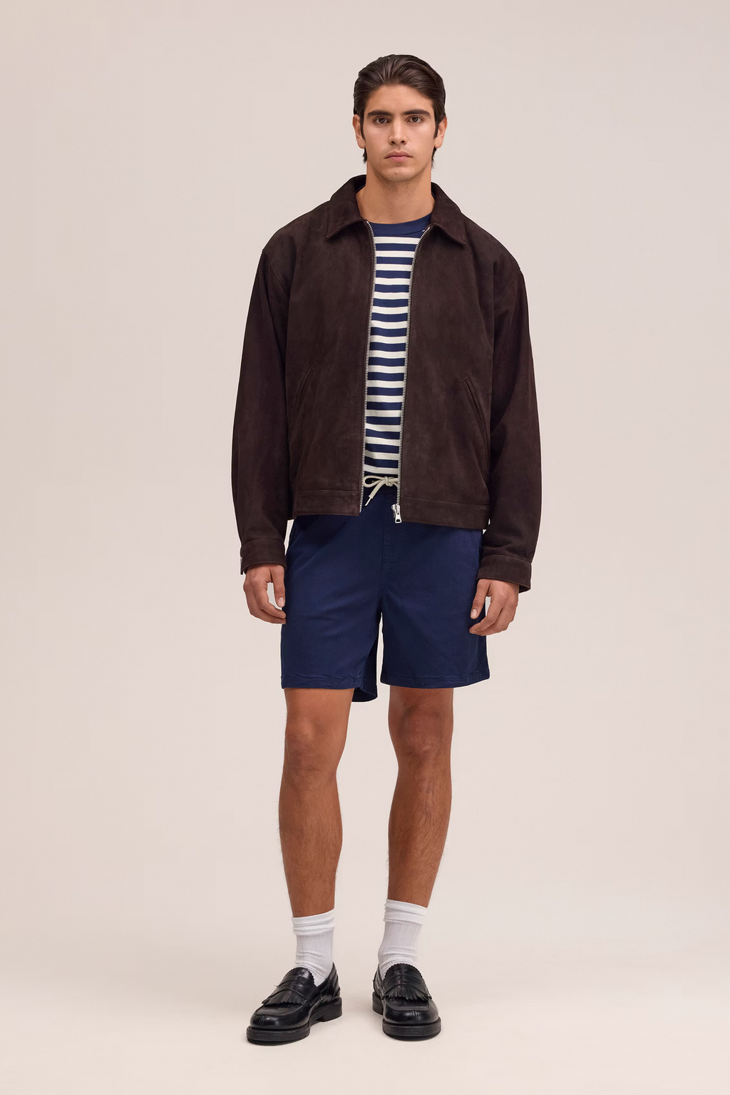 Gregor Lyocell blend Shorts 1154 Navy Blue