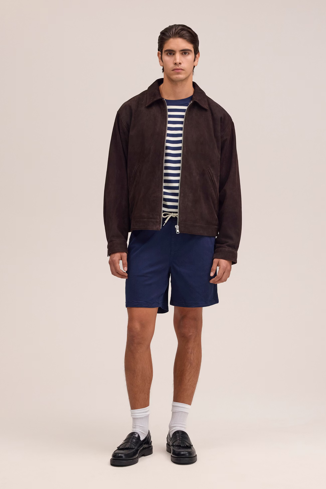 Gregor Lyocell blend Shorts 1154 Navy Blue