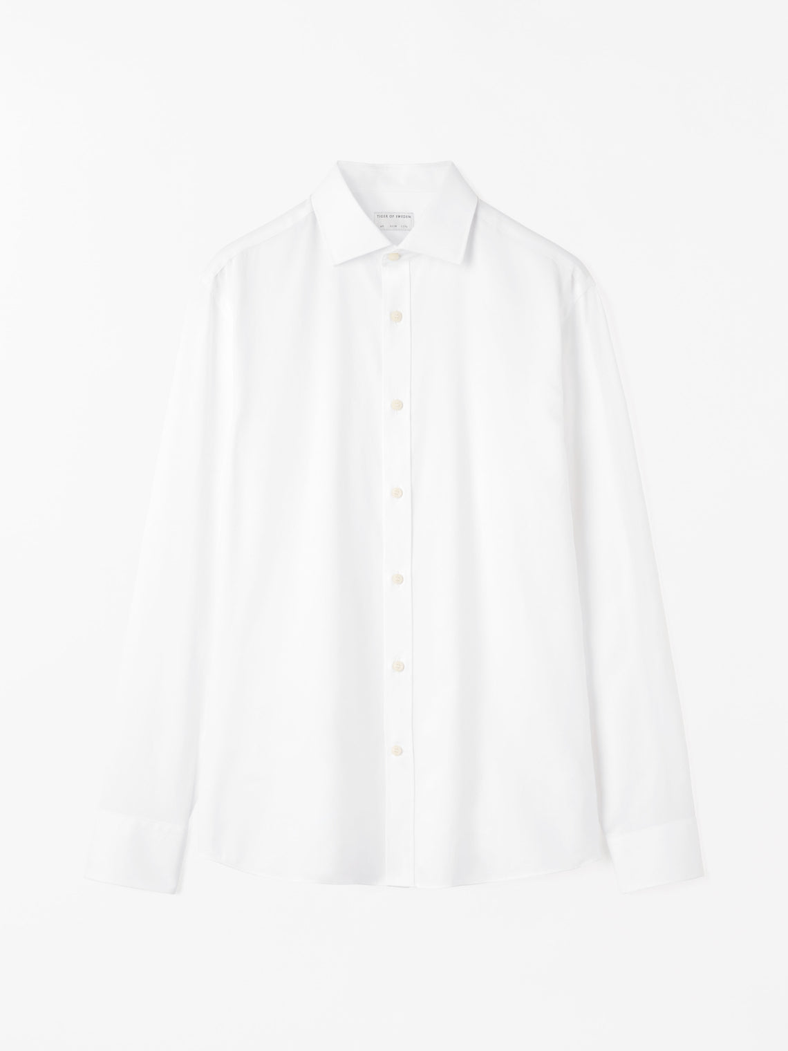 Adley C Cutaway Collar Shirt White