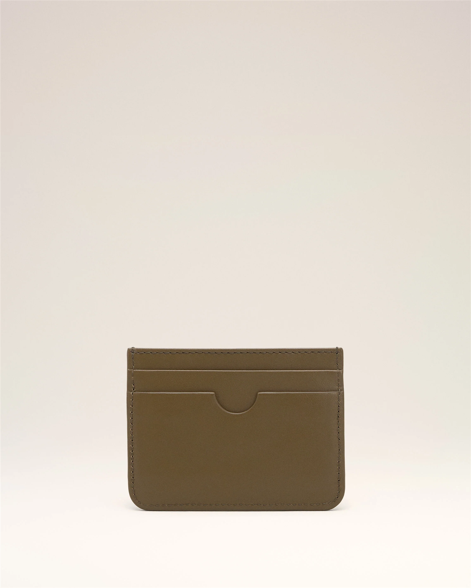 AMI DE COEUR LEATHER CARD HOLDER BRONZE