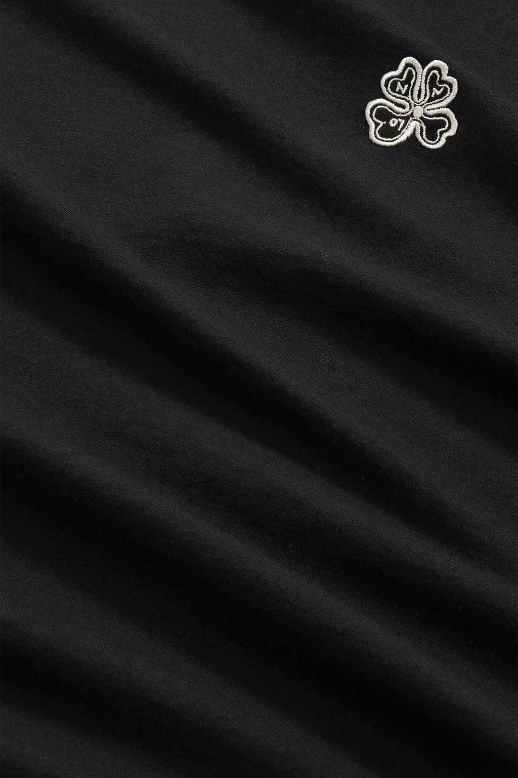 Jett Embroidery T-shirt 30026 Black