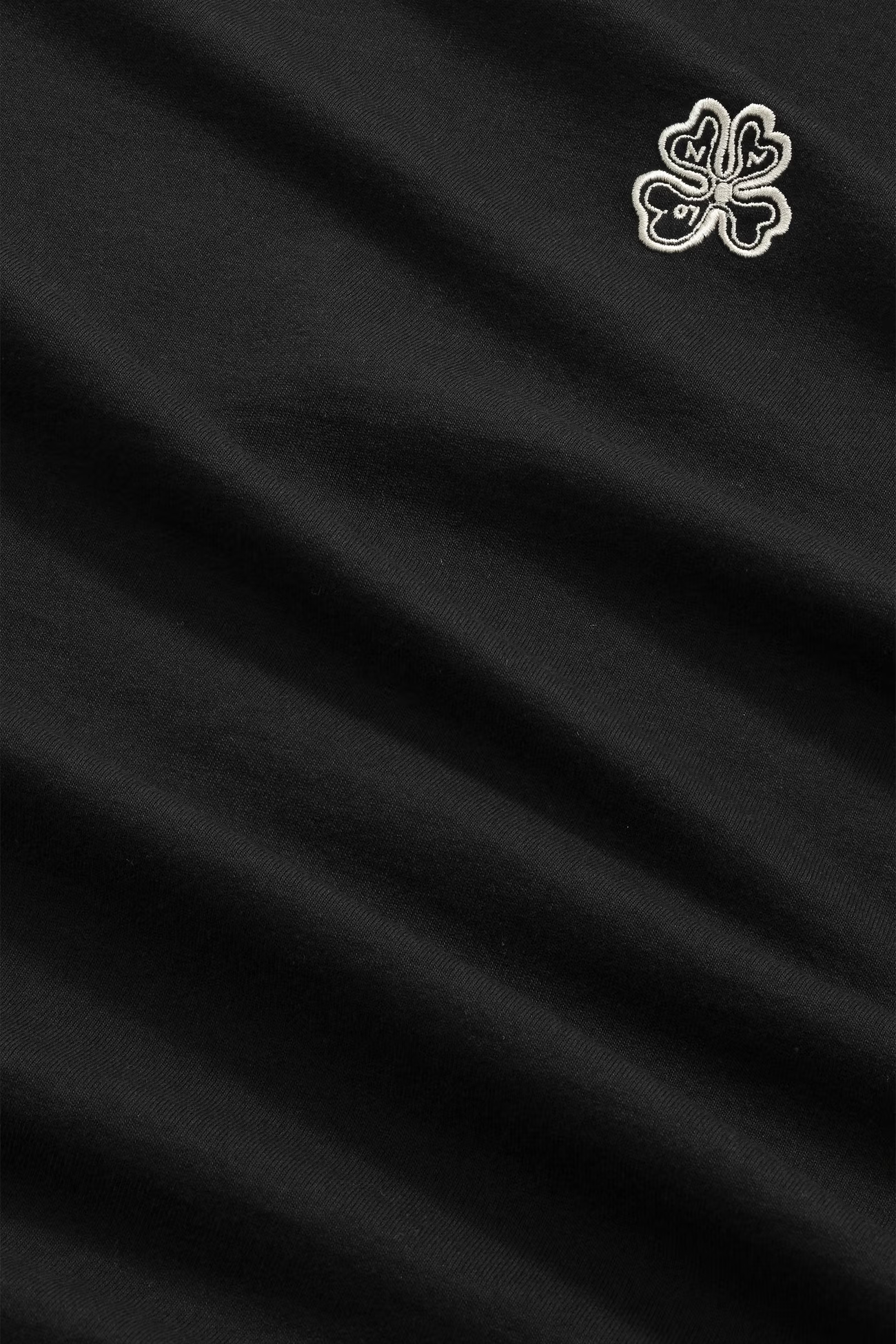 Jett Embroidery T-shirt 30026 Black