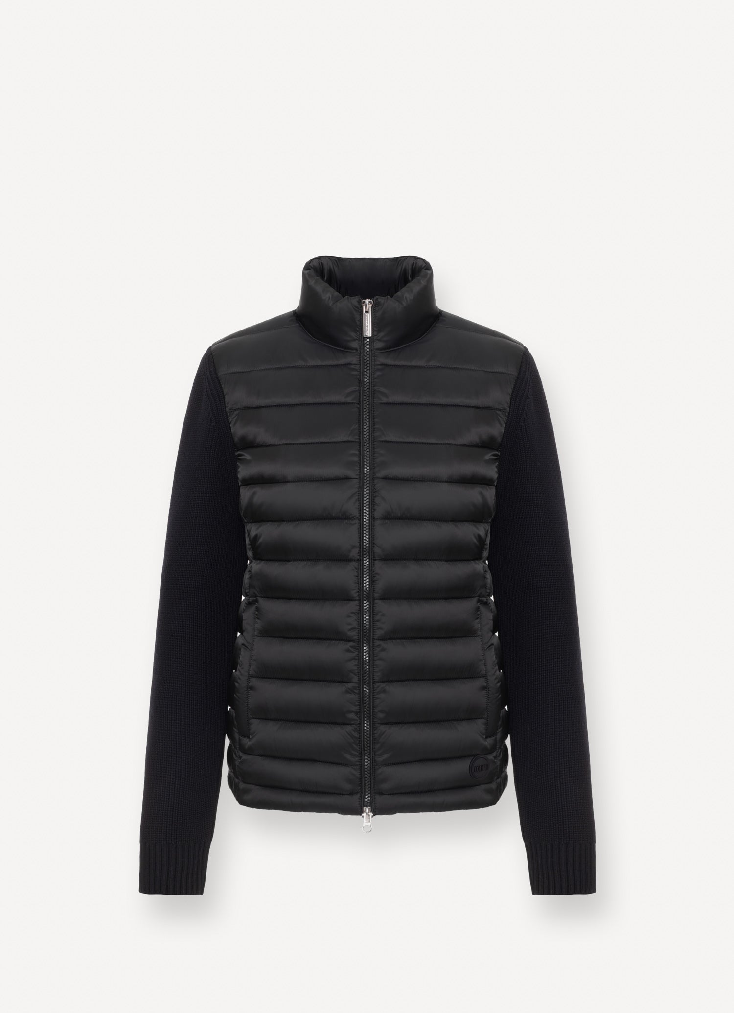 KNITTED PADDED JACKET BLACK