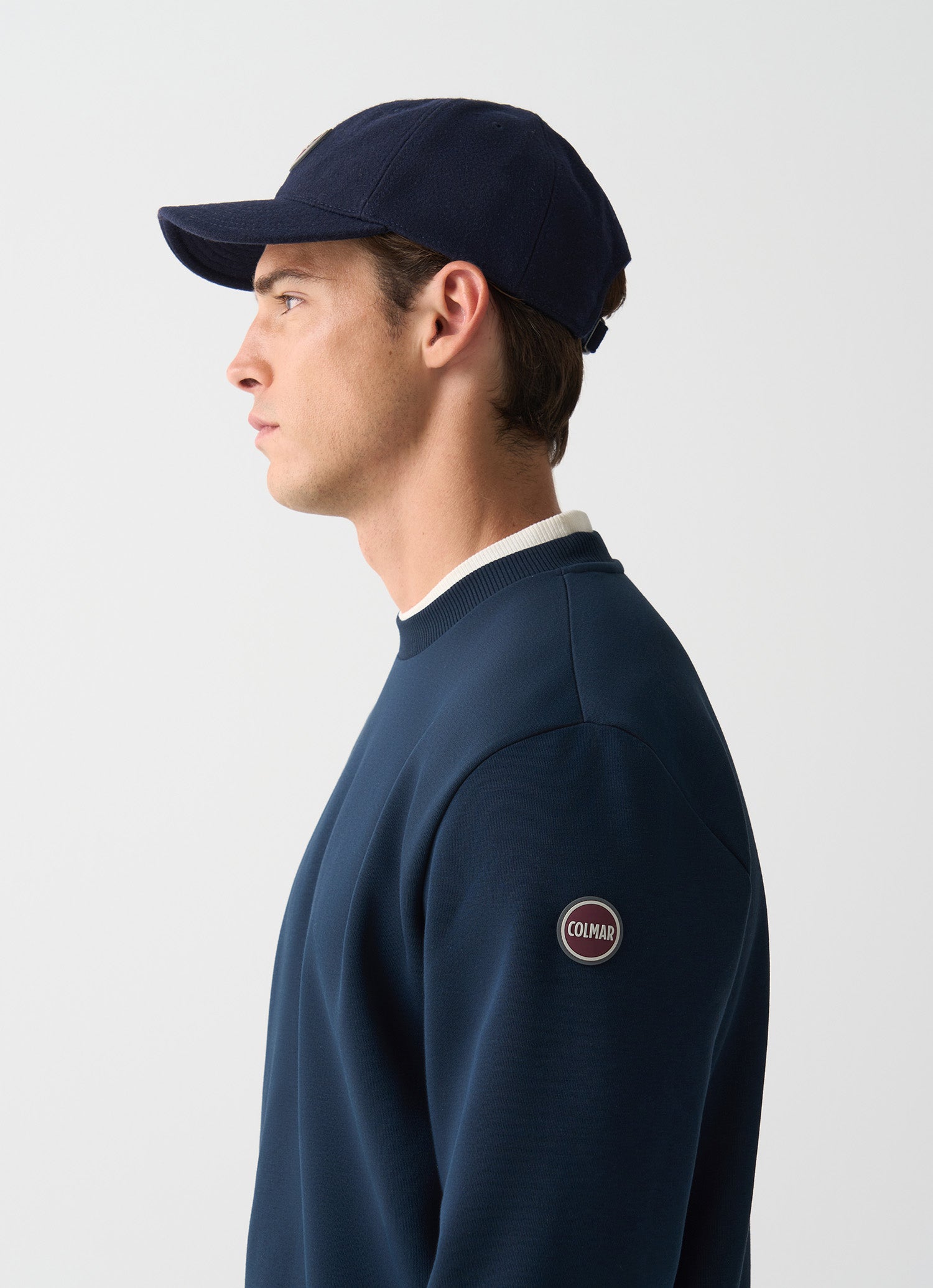 BRUSHED SWEATSHIRT NAVY Blue