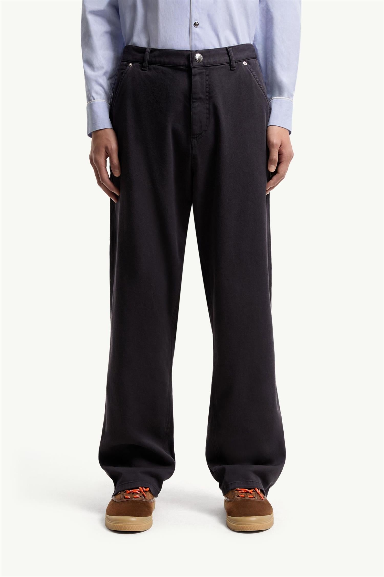 Cargo Cotton Gabardine TROUSERS NAVY