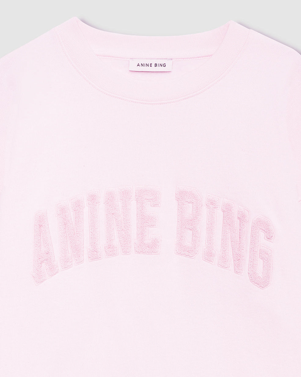 SPENCER ANINE BING LOGO SWEATSHIRT POWDER PINK