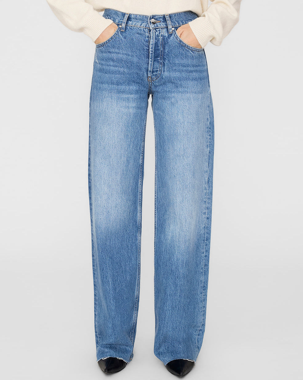HUGH RELAXED WIDE JEANS PANAMA BLUE