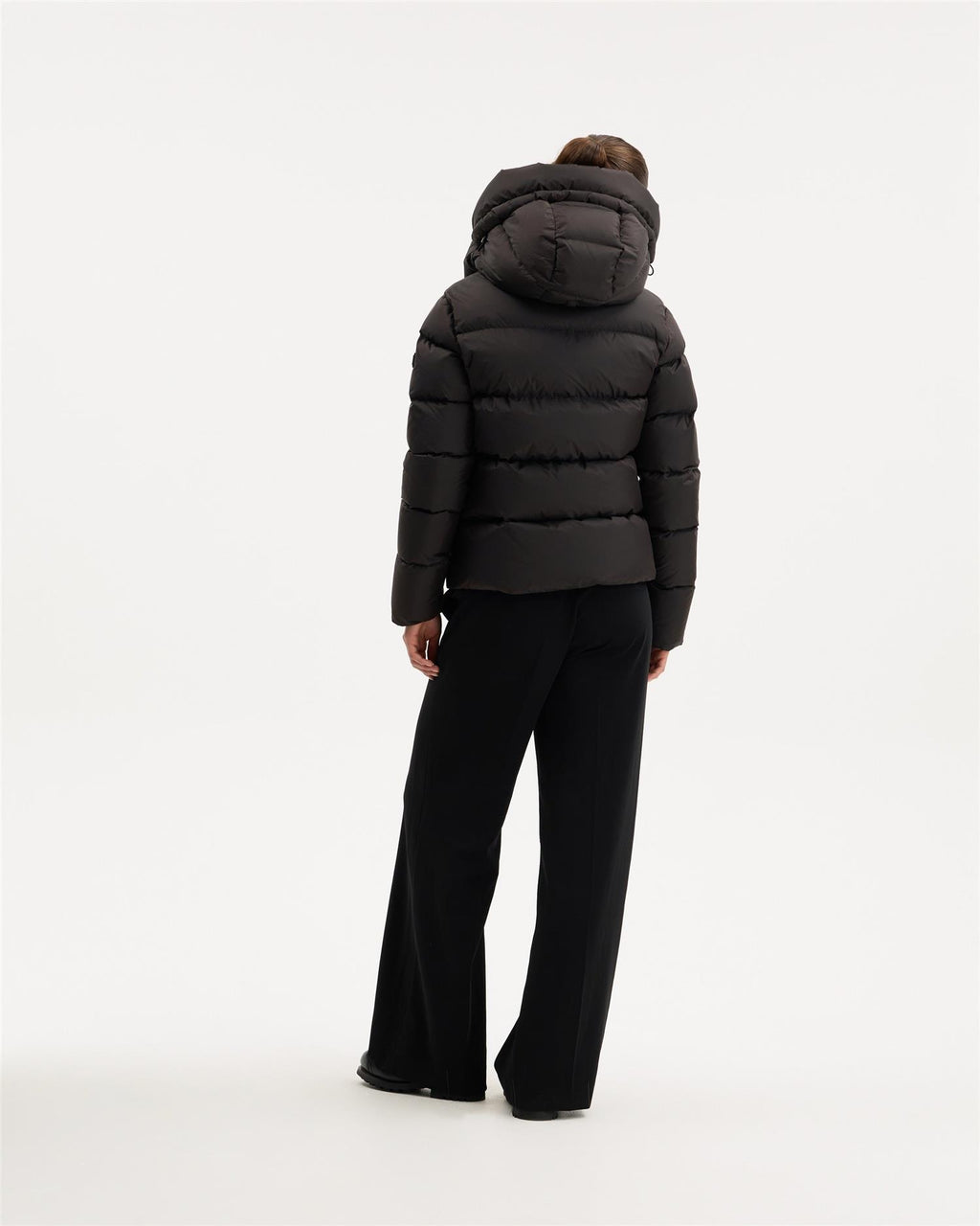 Stella Short Down Jacket Deep Brown