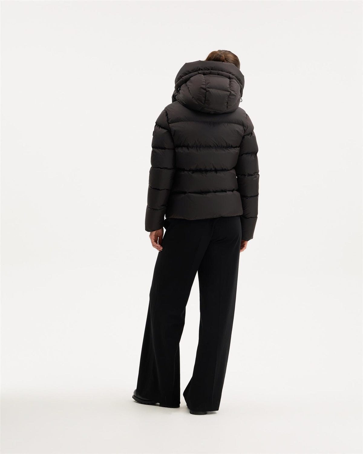 Stella Short Down Jacket Deep Brown