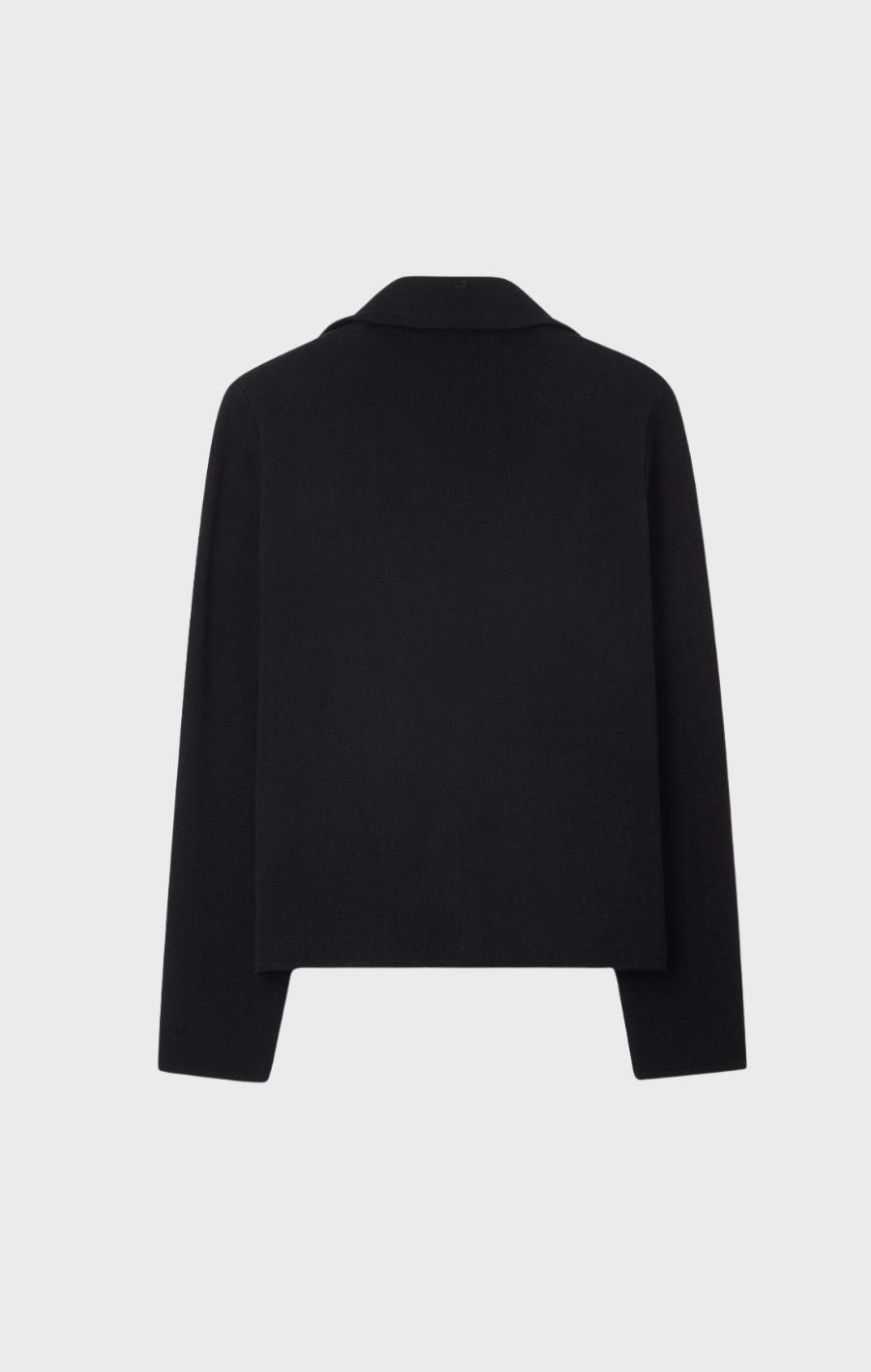INDRA KNITTED WOOL JACKET Black