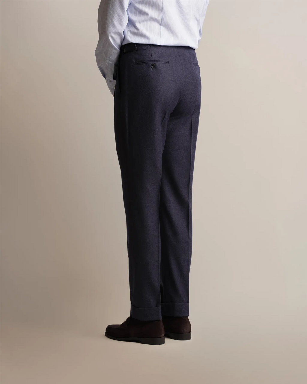 Mod 2 Flannel Glencheck Suit Navy
