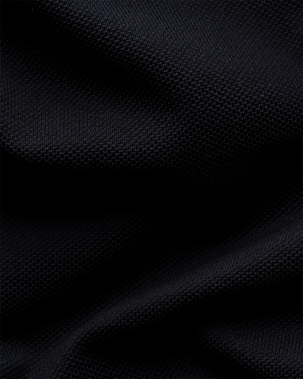 Pima Cotton Pique Polo T-Shirt Navy Blue