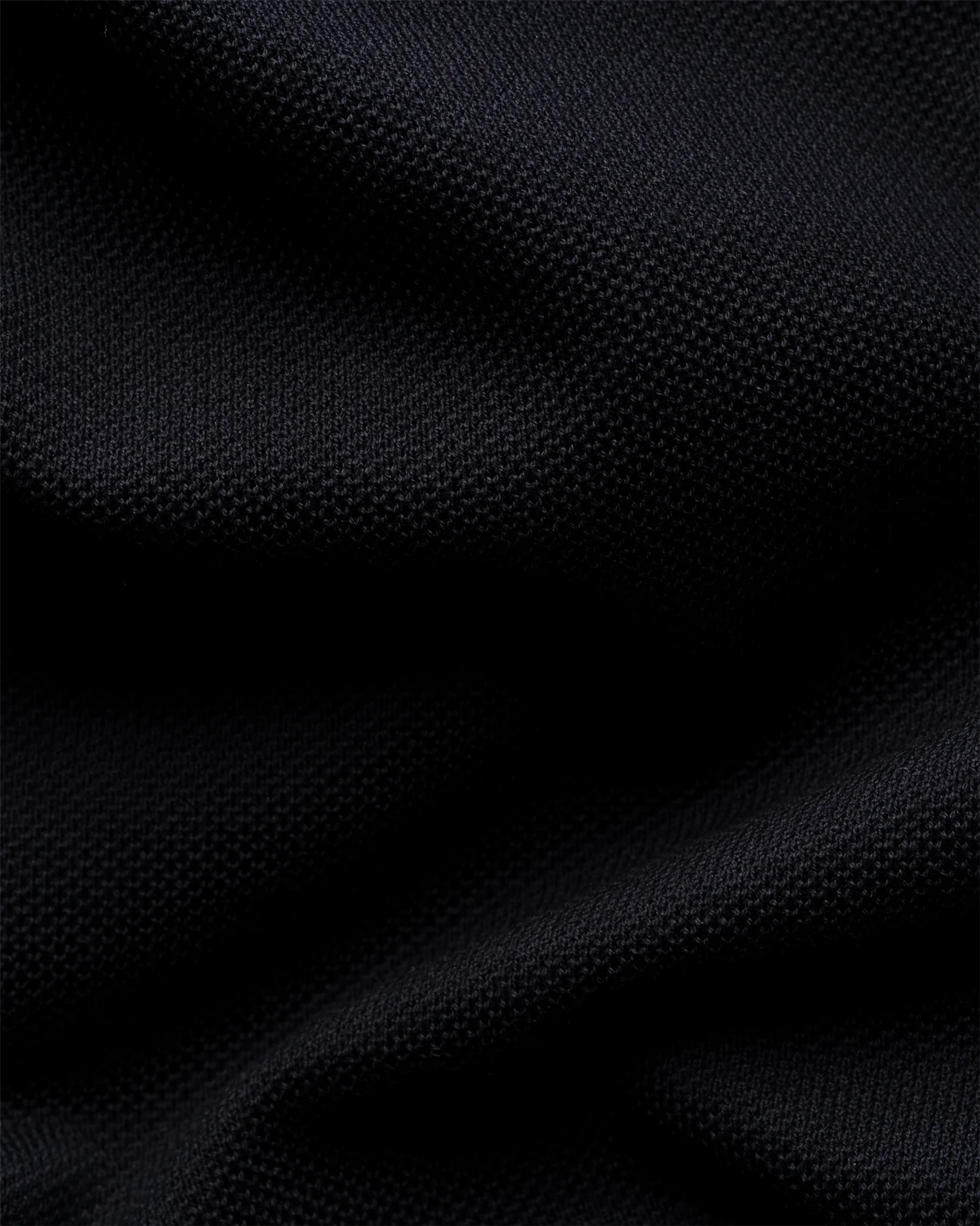 Pima Cotton Pique Polo T-Shirt Navy Blue