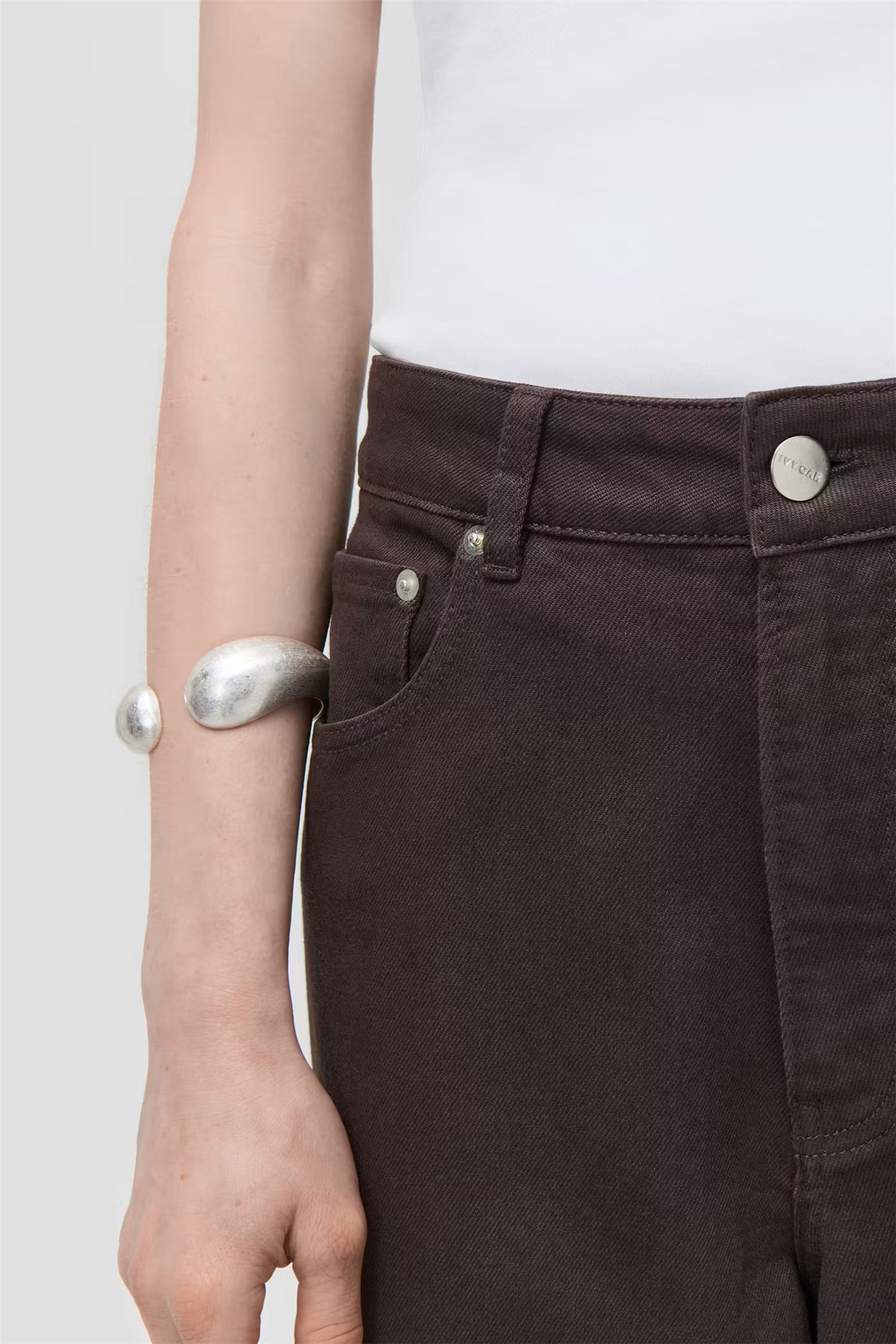 Prijanka Jeans Dark Brown