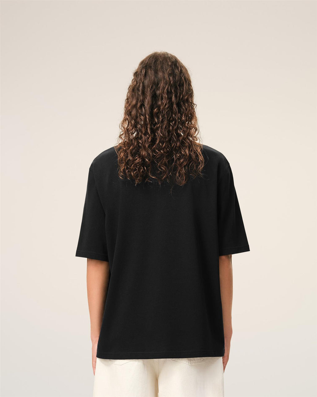 TONAL EMBOSSED AMI DE COEUR T-SHIRT BLACK