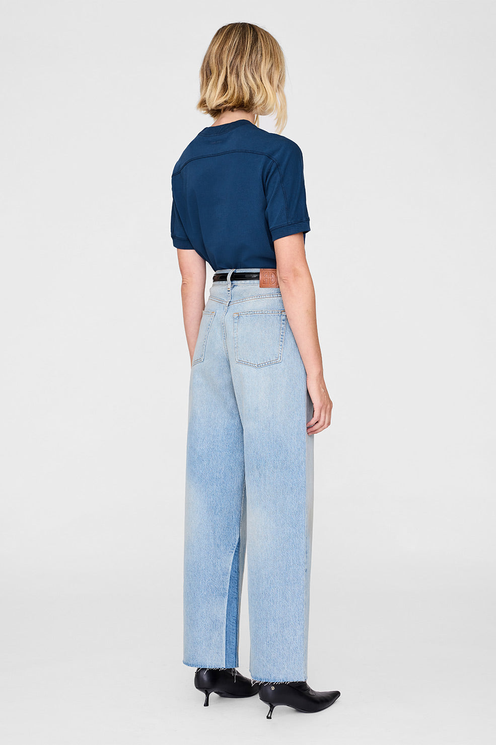 JAYLIN PARIS T-SHIRT WASHED NAVY