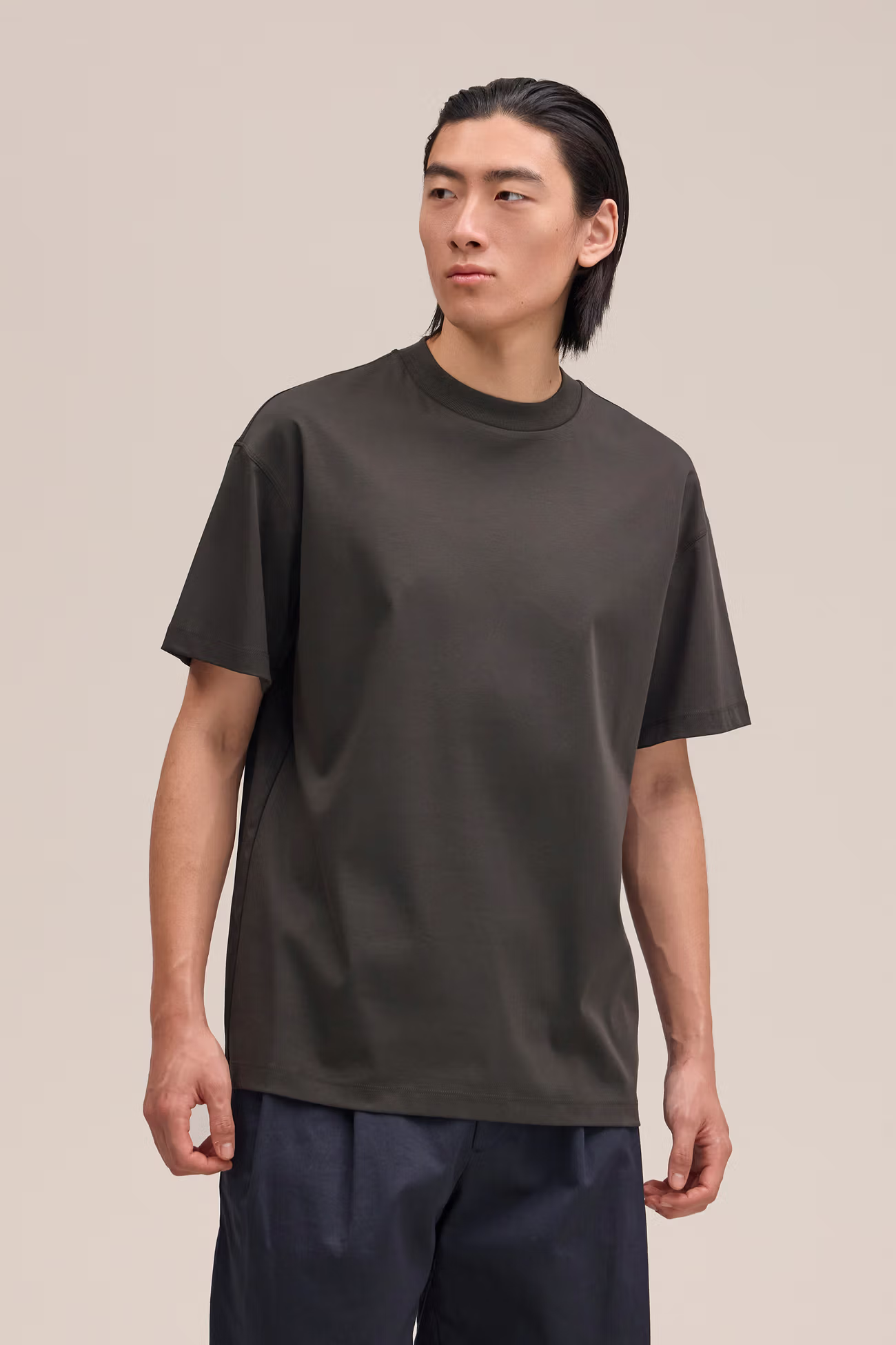 Lionel Mercerized Cotton T-shirt 3525 Dark Army
