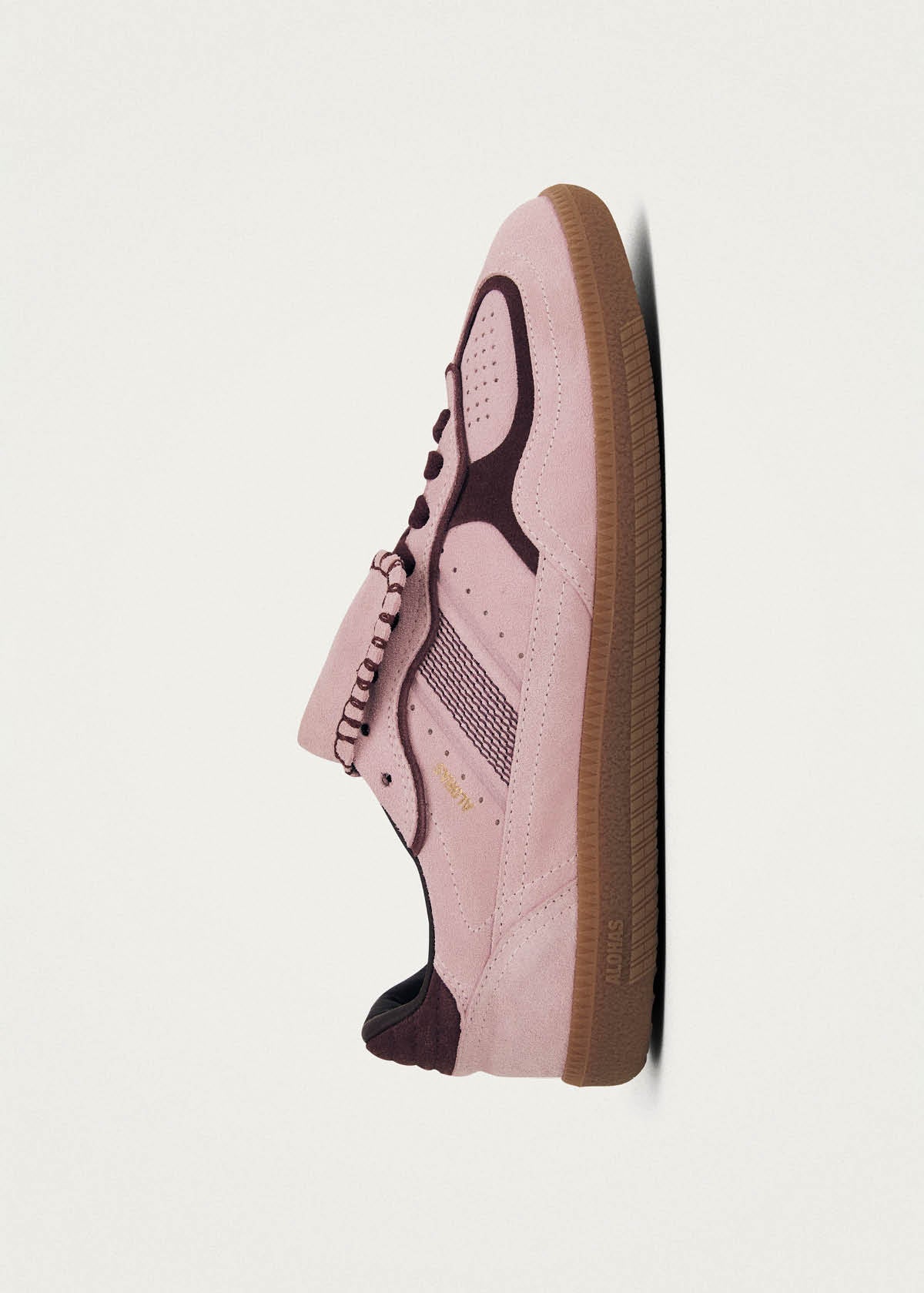 TB.490 CLUB SUEDE LEATHER SNEAKERS Pink