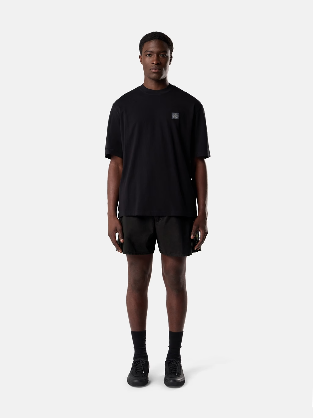 COMBED ORGANIC COTTON T-SHIRT Black